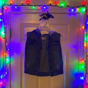 CI Sono Jean Jacket Cut Off sleeve